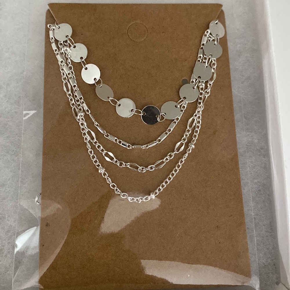 Silver Bohemia Multilayer Chain Bracelets Or Anklets